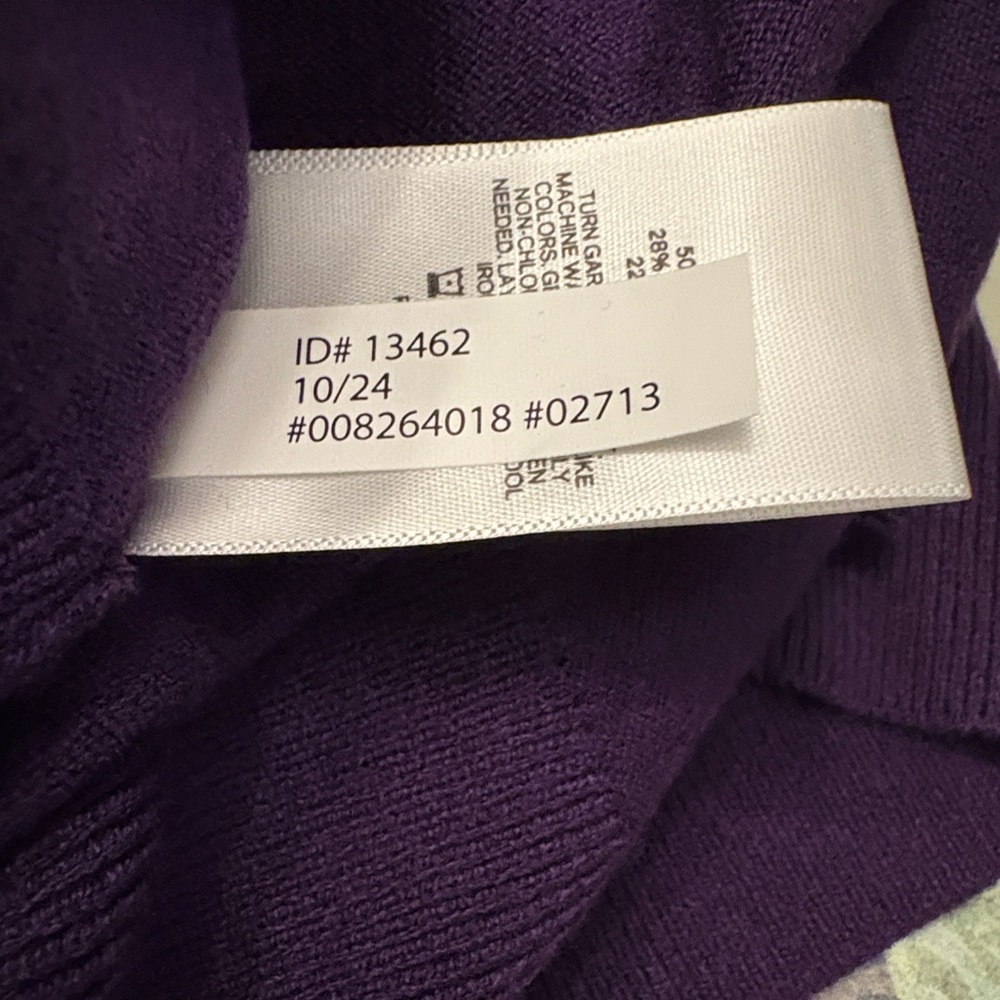 Express Rich Purple Short Sleeve Top - Picture 8 of 12